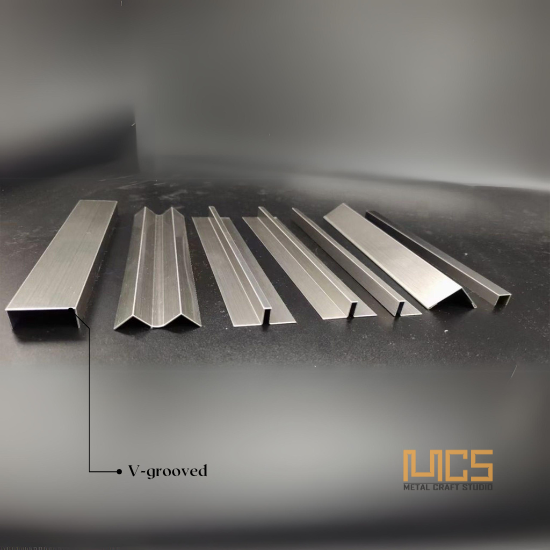 V-grooved profiles