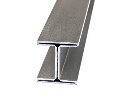 Illustration of an I-section stainless steel profile