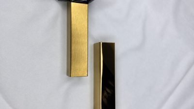 Illustration: brass U channels, two sizes