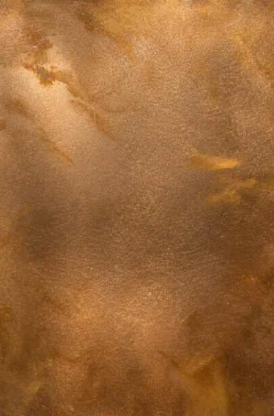 Bronze sheet with a patina finish