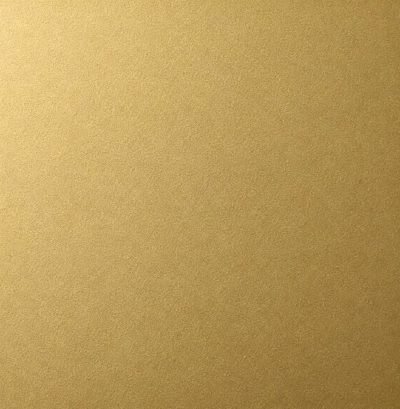 Bead blast finish sample in gold