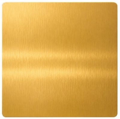 Matte finish sample in gold