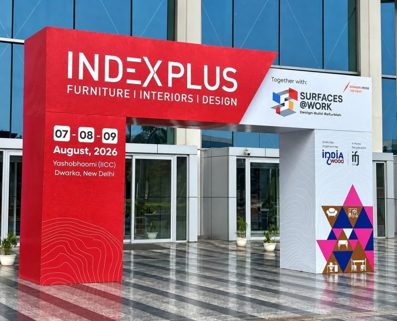 INDEXPLUS 2026 entrance gate, Yashobhoomi, New Delhi