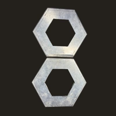 Two hexagonal honeycomb ceiling modules