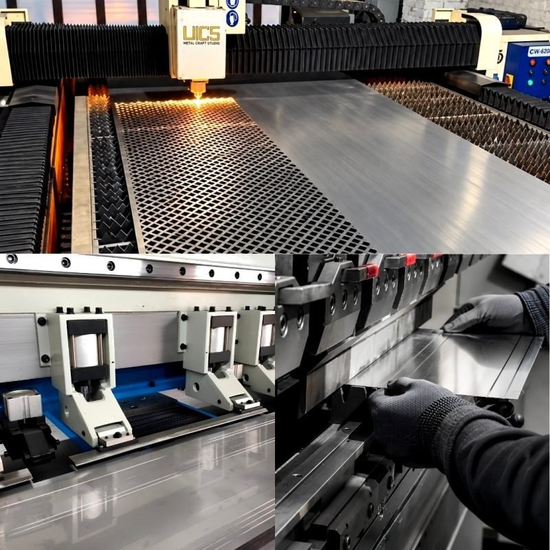 Transforming ideas into reality with our laser cutting, V-grooving and sharp bending services.